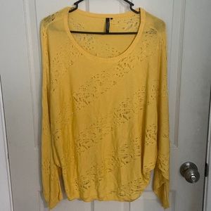 Marciano distressed blouse